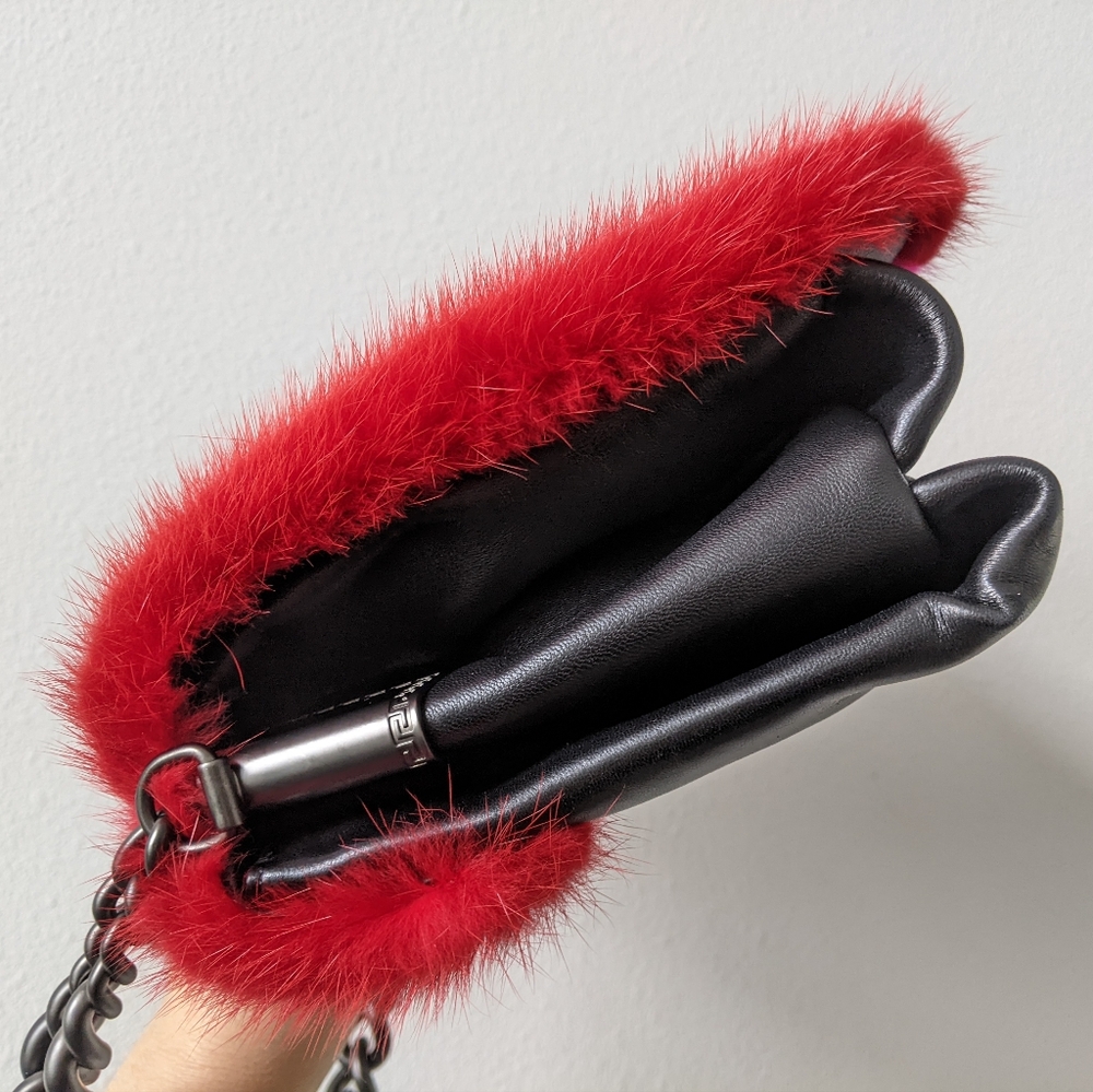 Rare Versace Mink Fur Bag - Picture 5 of 15